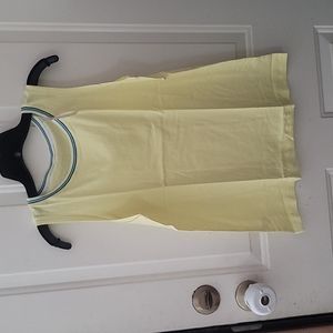 *FINAL* LOFT OUTLET SUNWASHED TANK: YELLOW: NWT: SZ MEDIUM